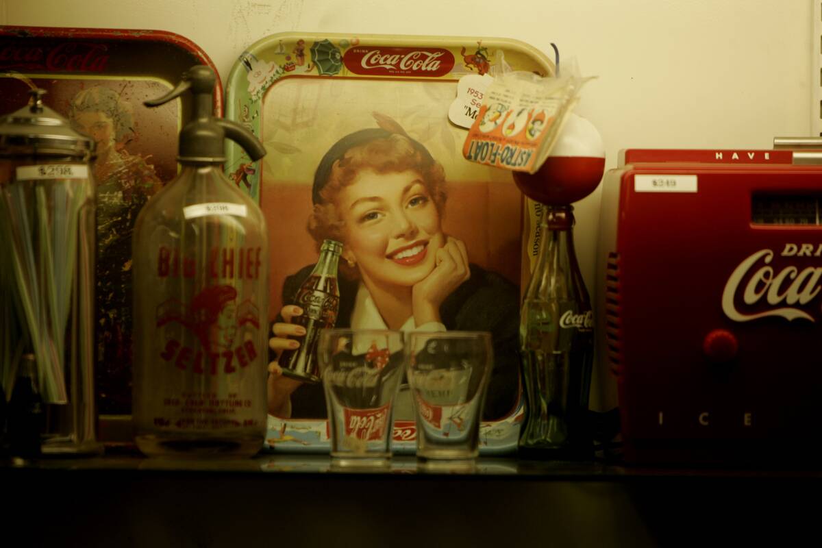 (Orange)Coca Cola memorabilia and other collectibles can be found at the American Heritage store i